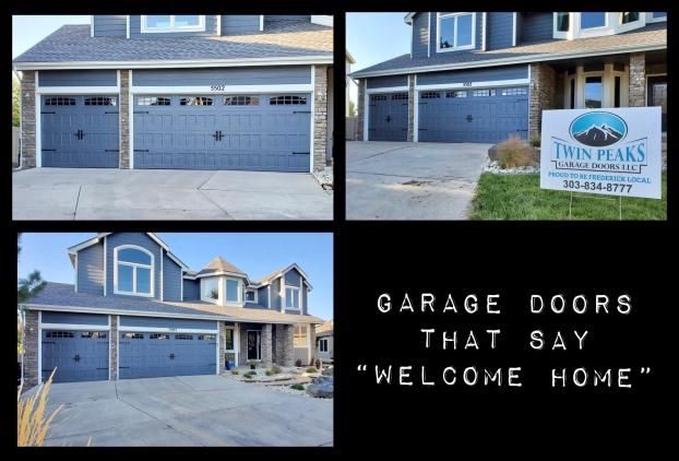 After a completed garage door contractor project in the  area